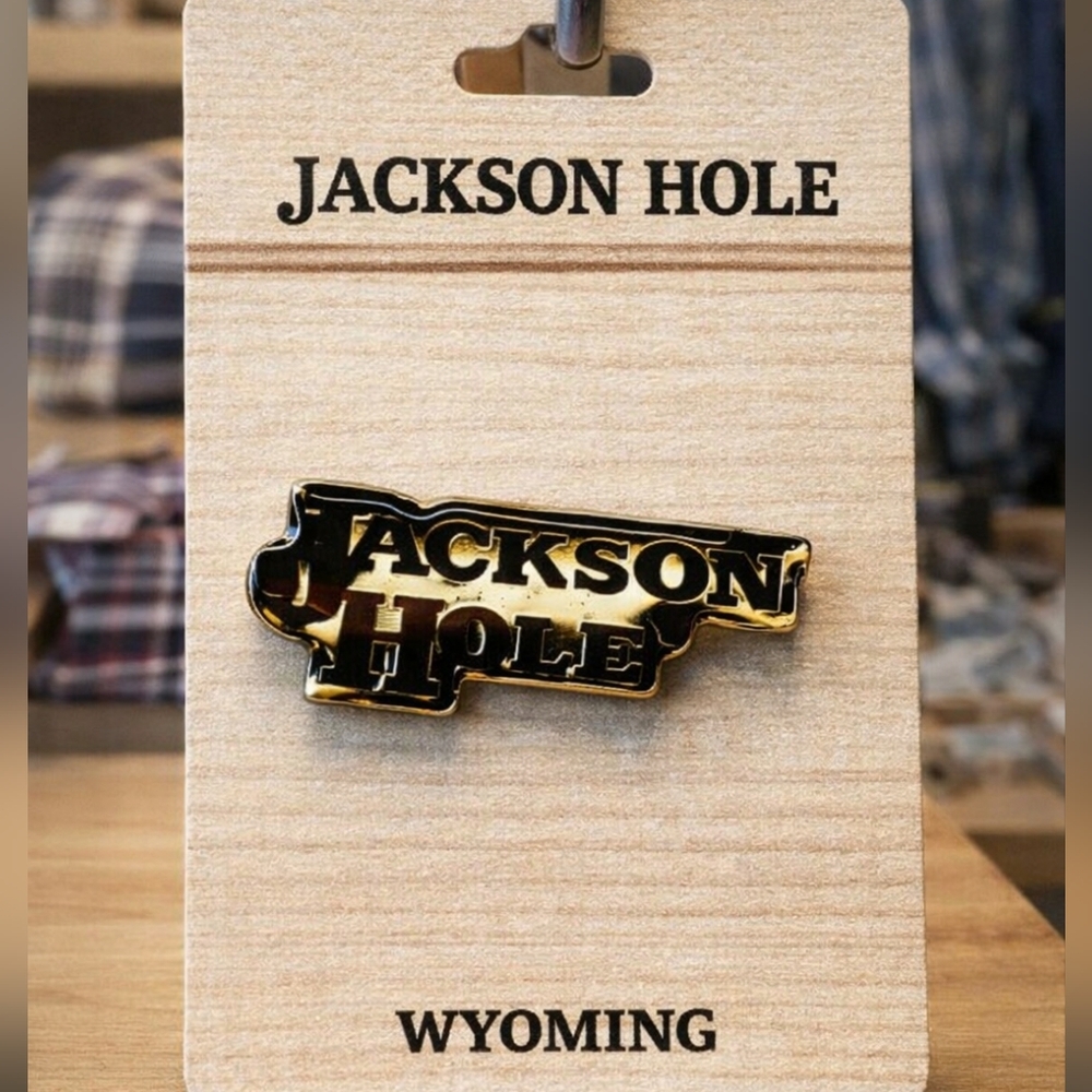 2000 Jackson‎ Hole Wyoming Travel Souvenir Pin Lapel Tac P44